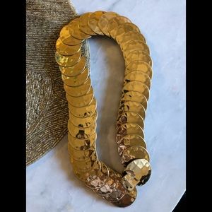 Metal gold color belt